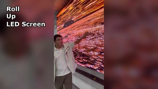 Roll Up LED Screen Space Saver